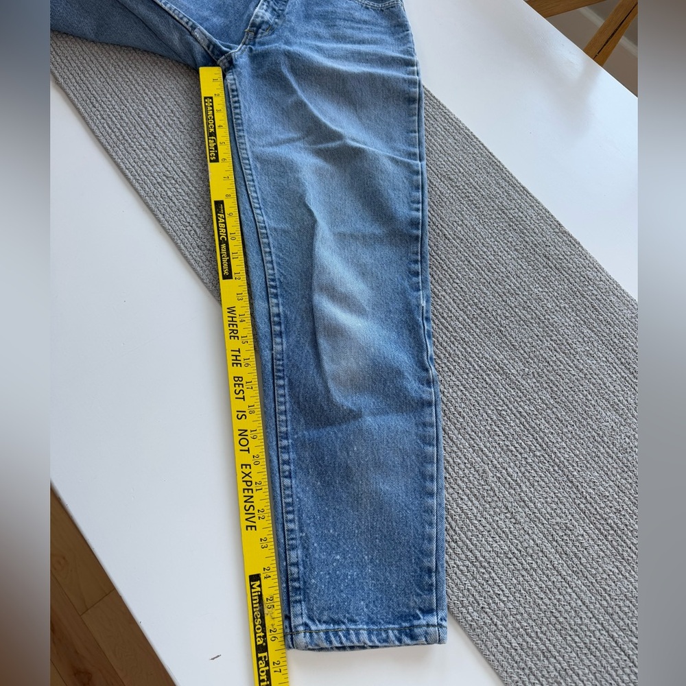 Vintage 80’s Forenza Light Stonewash High Rise Tapered Jeans Sz 26 - Picture 10 of 13